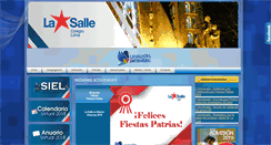 Desktop Screenshot of lasallelima.edu.pe
